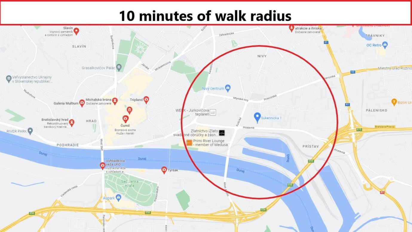 Vyhlad Na Mesto, 24. Poschodie, Free Parking Bratislava Eksteriør bilde
